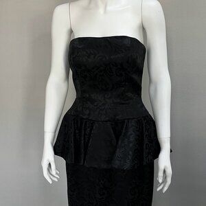 AJ Bari Cocktail Dress - Peplum Style